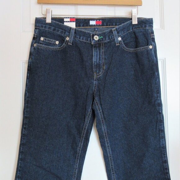 Tommy Hilfiger juniors size 7 dark blue jeans short length NWT Tommy Jeans - Picture 4 of 8